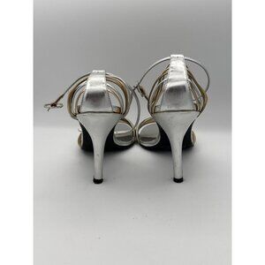Chinese Laundry Womens Metallic Strappy High Heels Size 7M